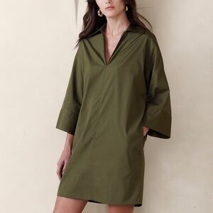 Cruz poplin mini dress